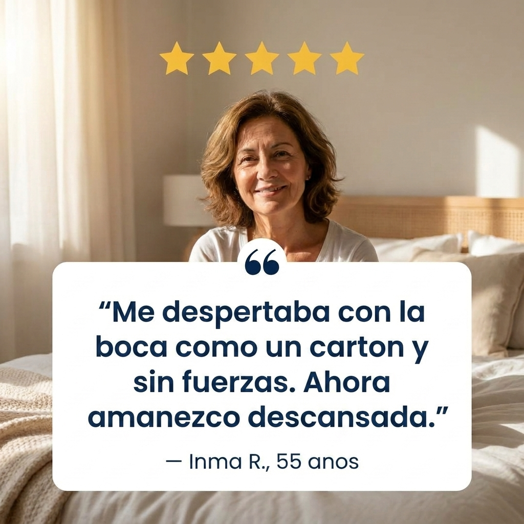 Testimonio: me despertaba con la boca como un carton, ahora amanezco descansada